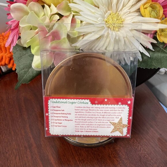 Global Decor Copper-Plated Star Cookie Cutters, Set of 3 - NIP - Picture 2 of 2